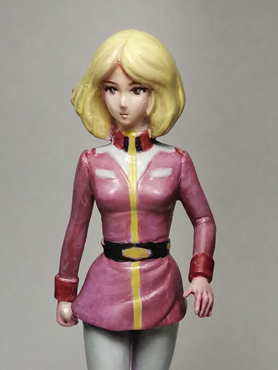 機動戦士ガンダム キャラコレ 1/20 スケール セイラ・マス 塗装 機動戦士ガンダム キャラコレ 1/20 スケール セイラ・マス 塗装