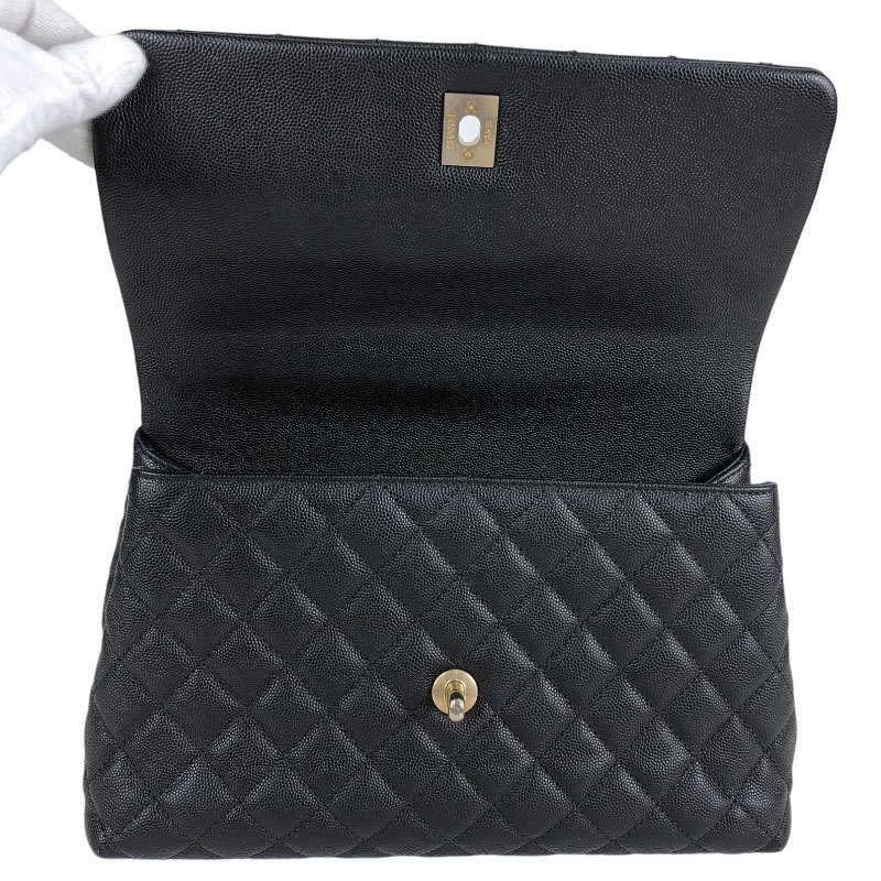 シャネル CHANEL ココハンドル29 AS92991 ブラック　ゴールド金具 ハンドバッグ レディース 中古_画像6