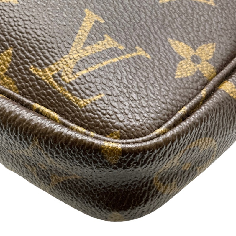 ルイ・ヴィトン LOUIS VUITTON ポシェット・アクセソワ―ル M40712 ブラウン ハンドバッグ レディース 中古_画像7