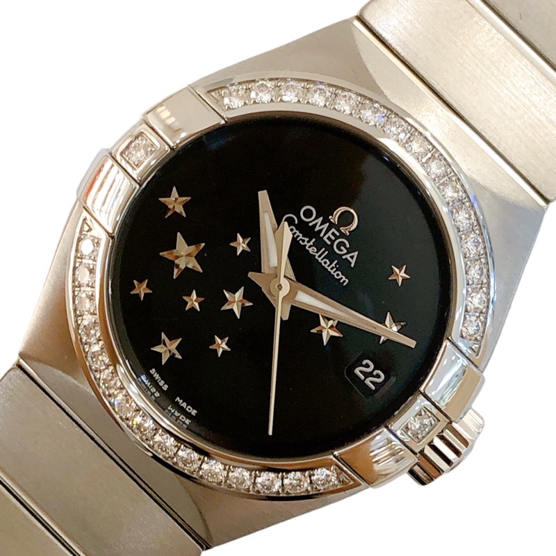 最旬ダウン OMEGA オメガ コンステレーション ブラッシュ 中古