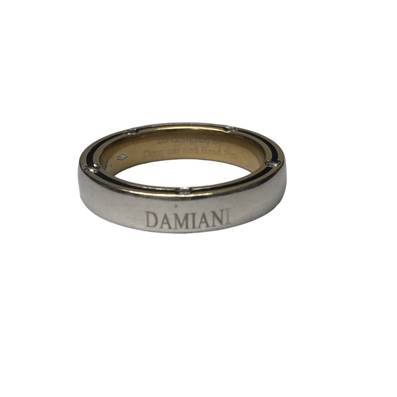 ダミアーニ DAMIANI Dサイド 10Pダイヤリング K18ホワイトゴールド 750WG ジュエリー 中古_画像1