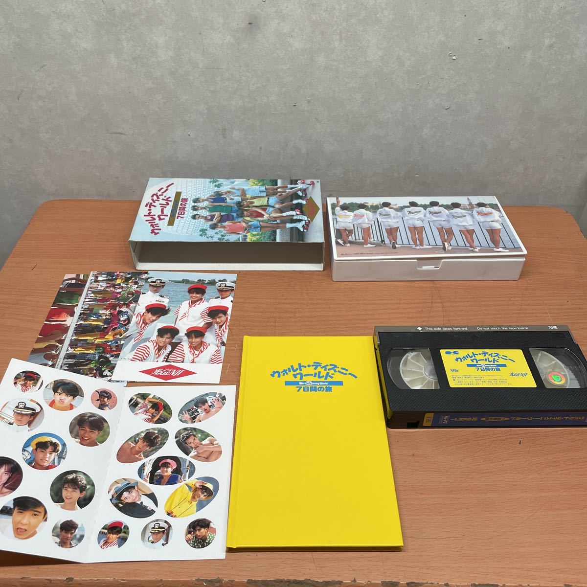 中古VHSテープ　光GENJI ウォルト・ディズニーワールド　7日間の旅_画像4