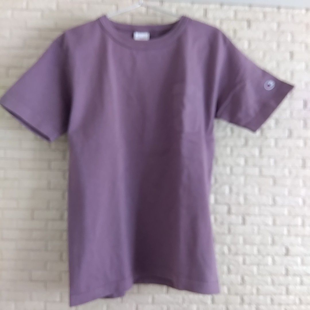  Champion 　MADE IN USA　パープルＴシャツ