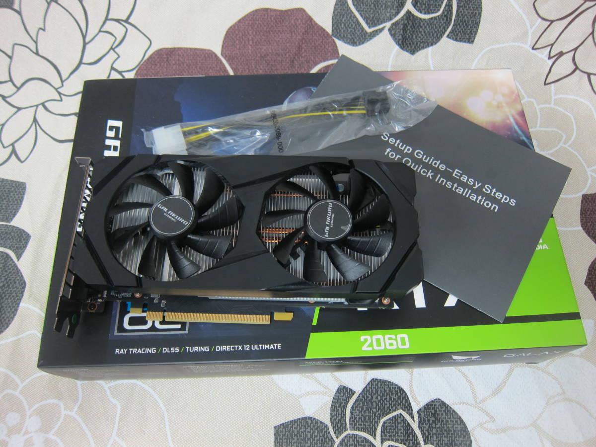 T2）正常動作品 玄人志向 NVIDIA GeForce RTX2060搭載 グラフィック