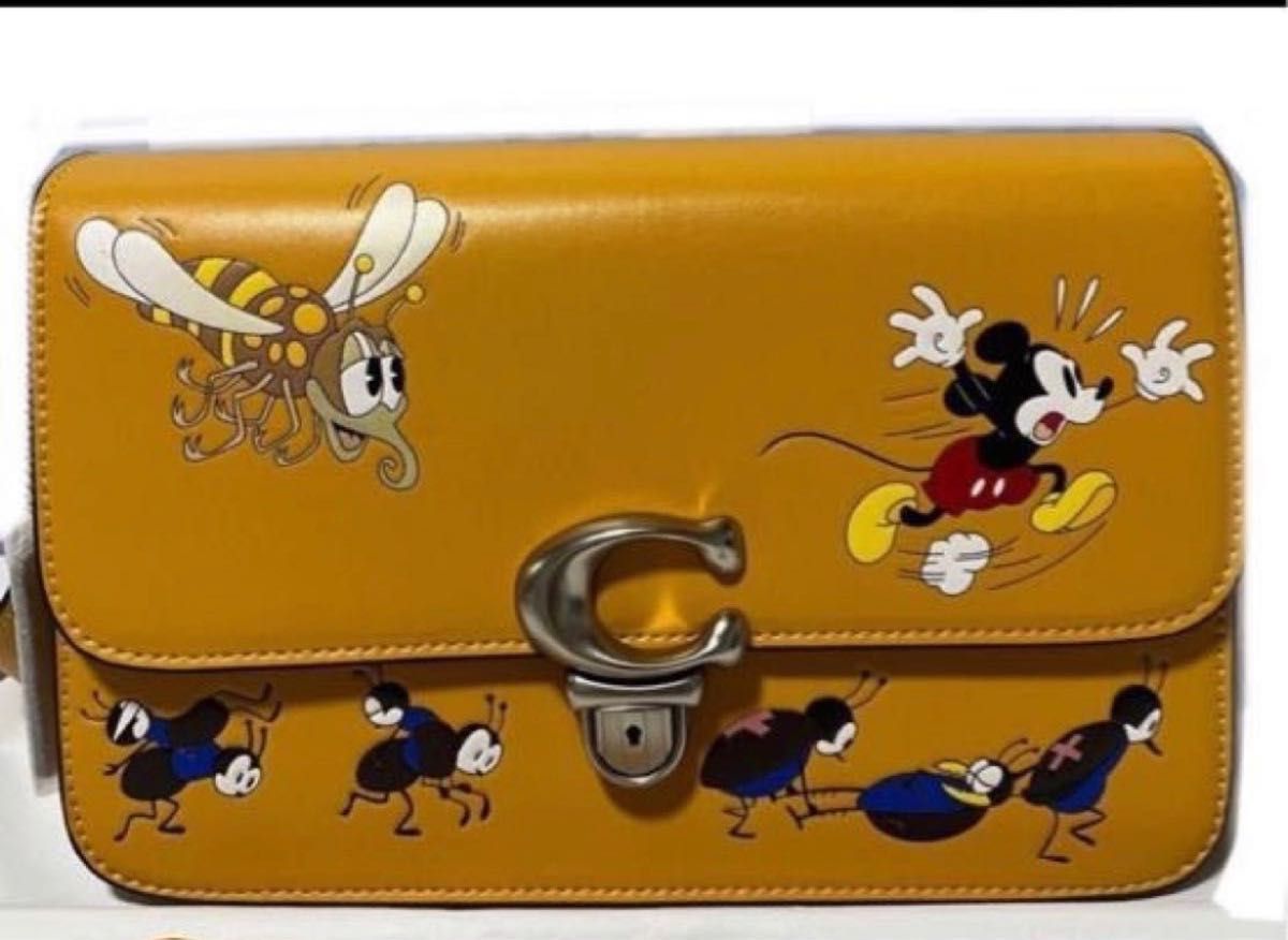 新品 DISNEY X COACHストゥディオ ショルダー バッグ CH467 ショルダー