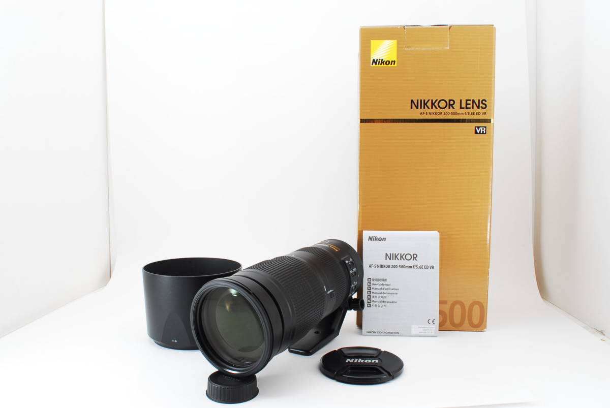 美品】ニコン Nikon AF-S 200-500mm F5.6 E ED VR JN090601A2337