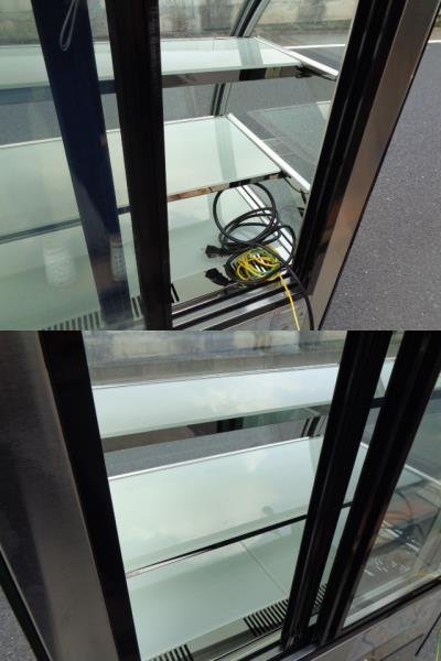 動作良好※◇JCM RIT 対面冷蔵ショーケース(ラウンド型)/W900×D680