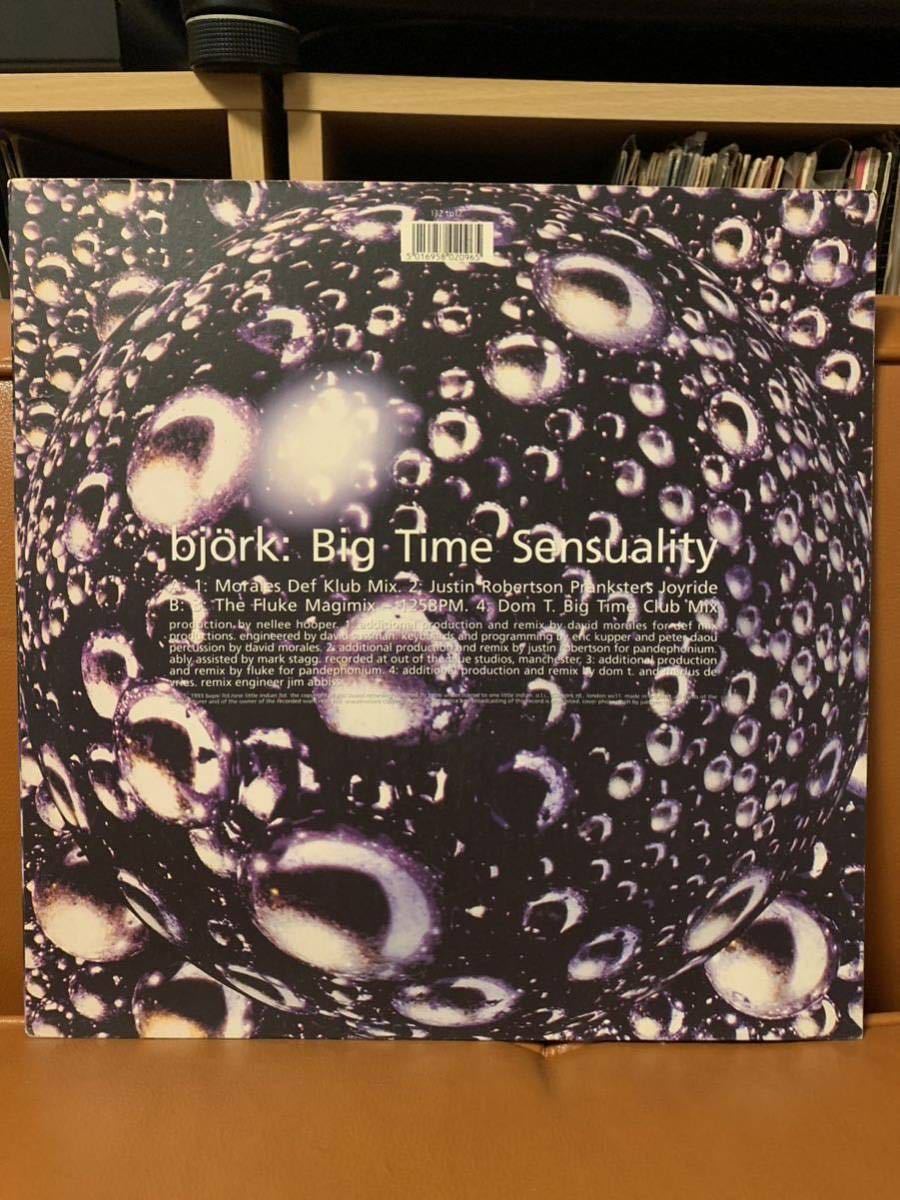 ★激レア ジャケ！Justin Robertson Remix 収録！★Bjork / Big Time Sensuality ★David Morales Remix！Eric Kupper Peter Daou 参加！_画像2