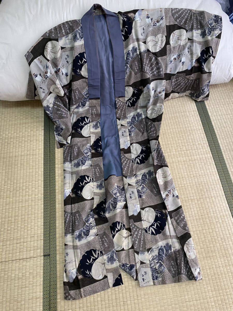 男性用 メンズ 襦袢 長襦袢 着物 昭和レトロ 昭和 レトロ ヴィンテージ