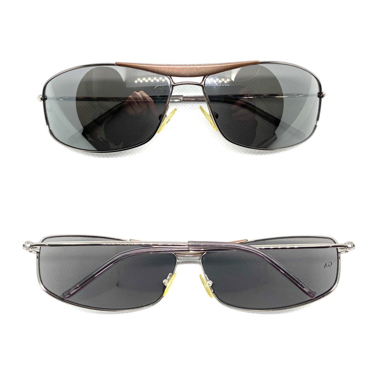 a. not ...... have on model Giorgio Armani sunglasses glasses glasses frame joru geo Armani mirror lens original case 0104