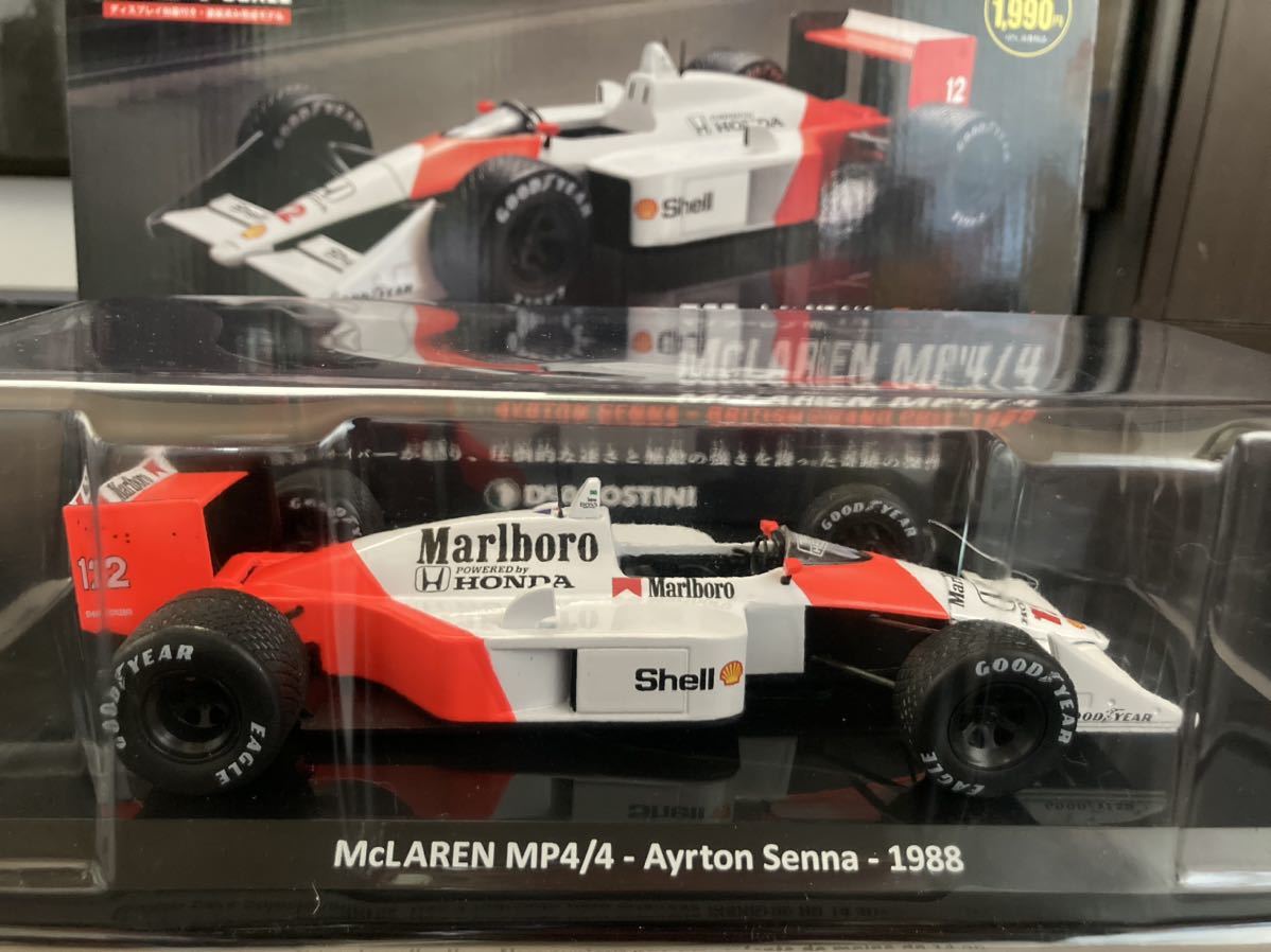 マルボロ仕様　DeAGOSTINI デアゴスティーニ ビッグスケールF1コレクション MP4/4 アイルトン セナ McLAREN Honda 1/24マクラーレンホンダ_画像1