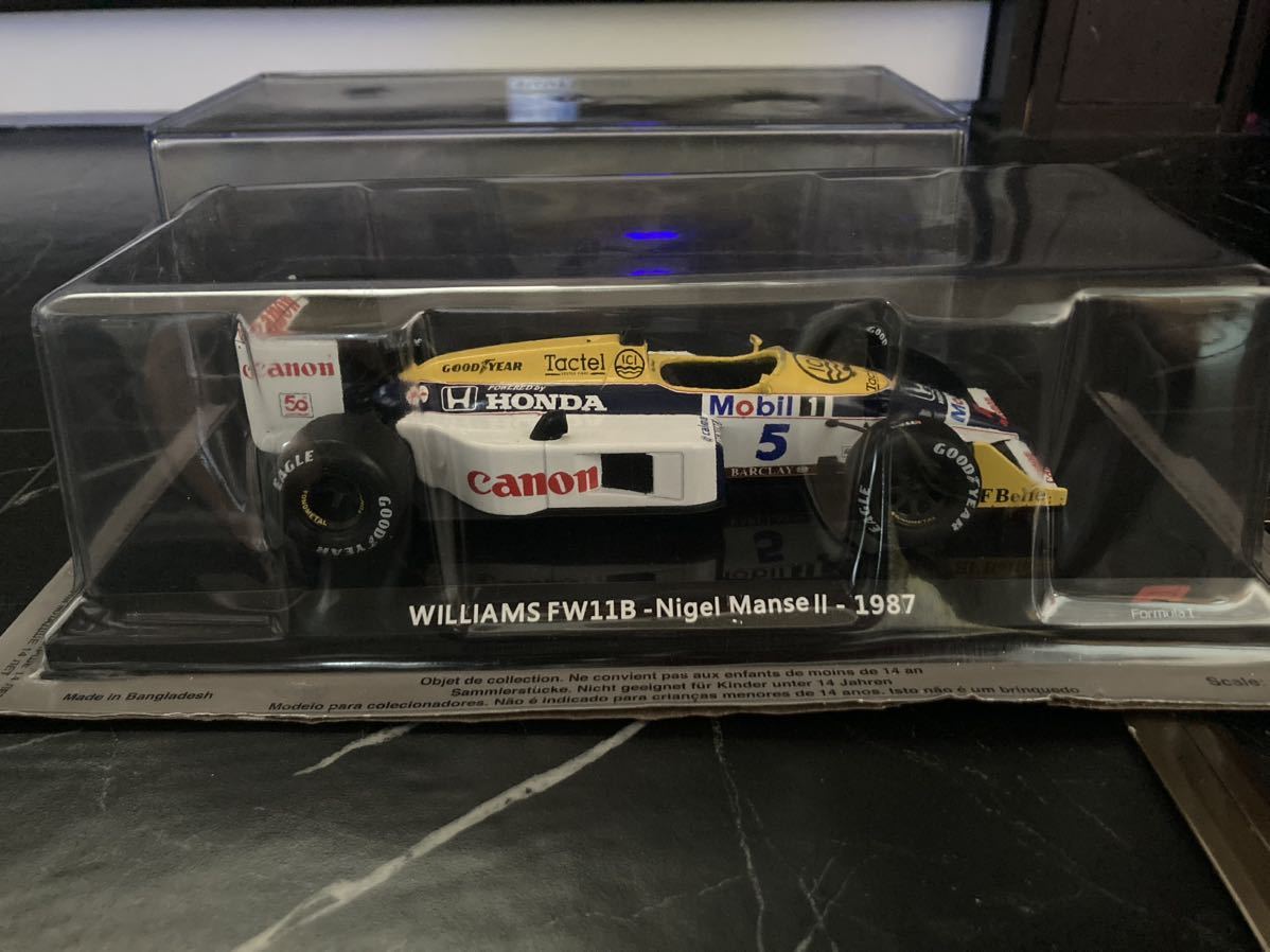 ナイジェル　マンセル仕様　DeAGOSTINI デアゴスティーニ ビッグスケールF1コレクション ウィリアムズ　FW11B 1/24 Williams レッド5