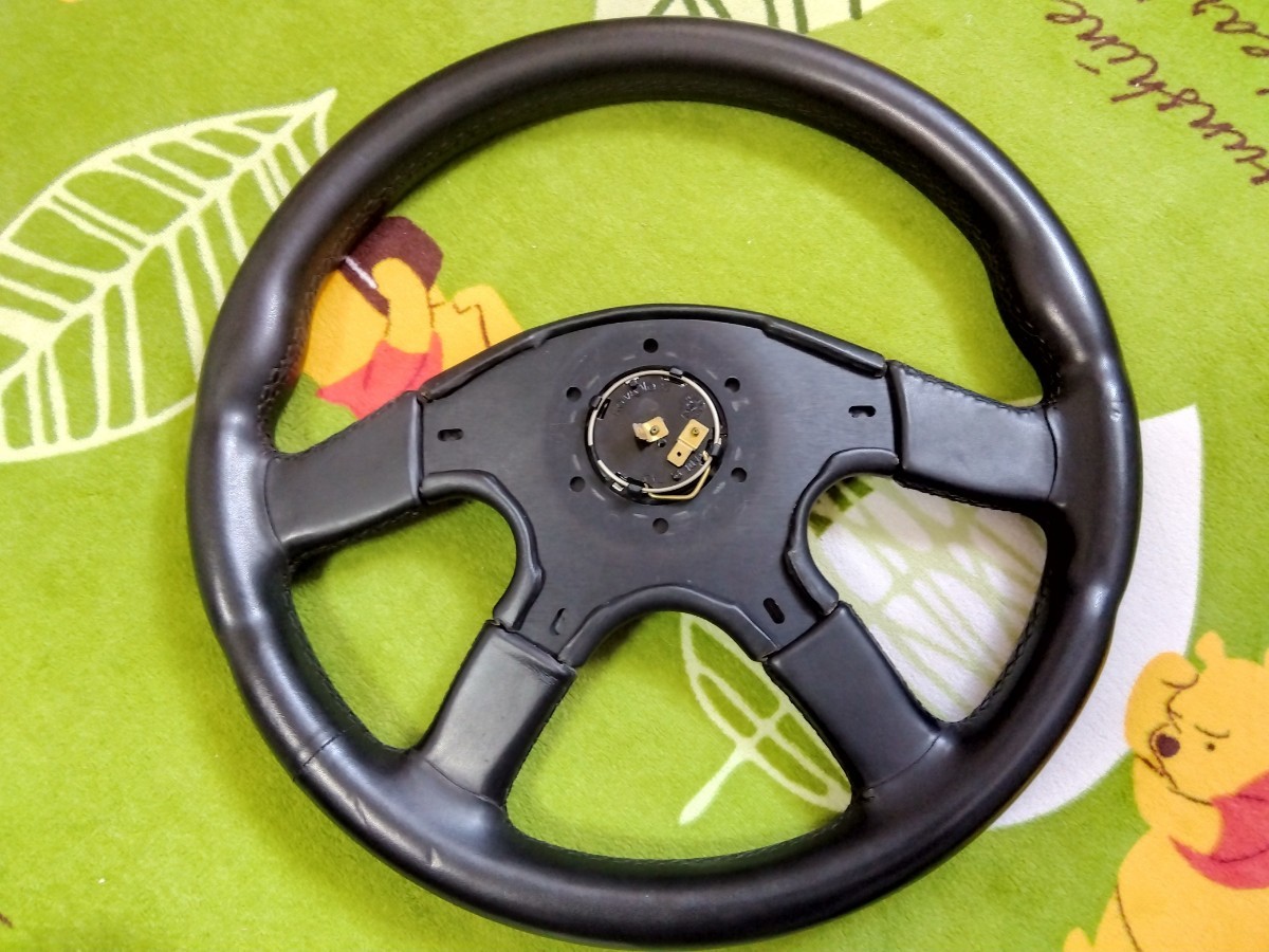 美品 イタルボランテ イモラ スポーツ レザー ステアリング