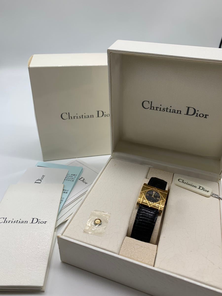 Christian Dior クリスチャンディオール レディース腕時計 箱付き 動作