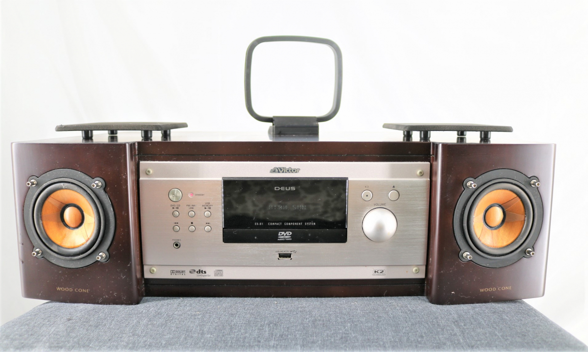 [to.]Victor Victor EX-B1 compact component stereo 2008 year made wood corn audio equipment AF631DEW03