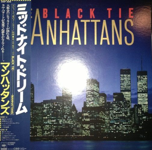 LP Manhhatans Black Tie 25AP2046 CBS SONY /00260_画像1