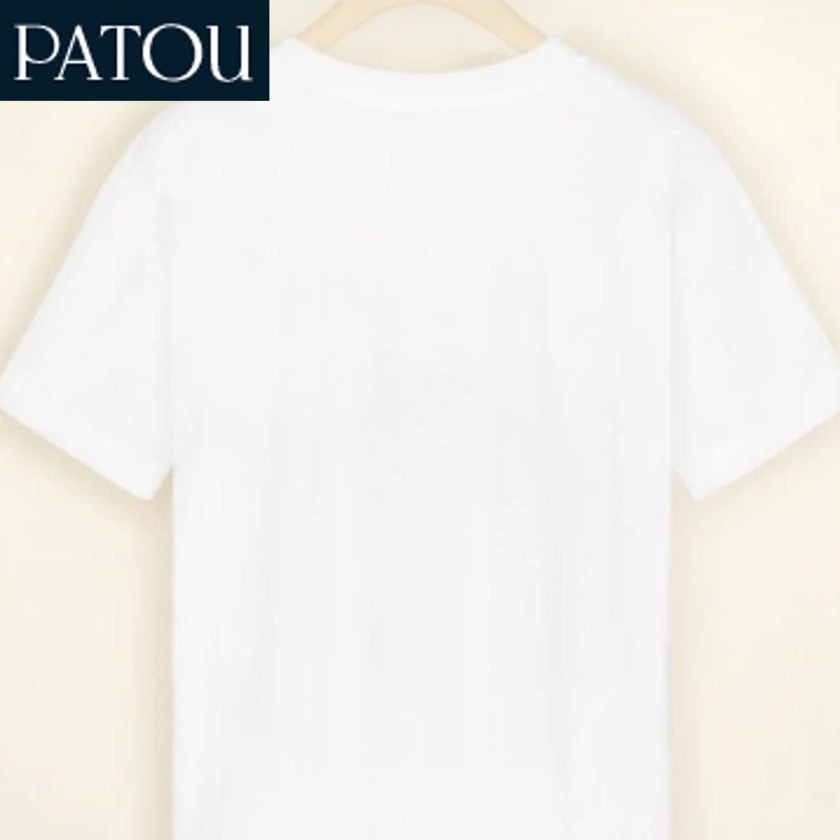 【新品サイズS】PATOU（パトゥ)ロゴ入りTシャツ（白）送料込み