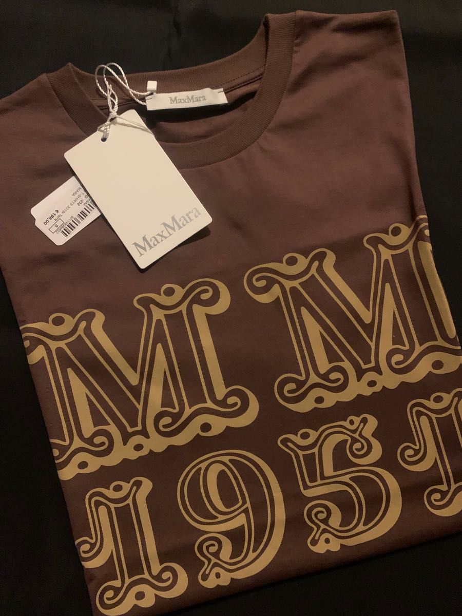 58%オフ新品S】Max Mara 2023年ロゴ入りTシャツ（白）送料込み Yahoo