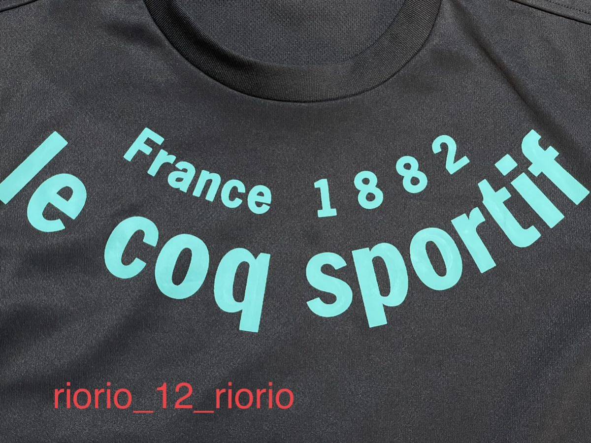 322 le coq sportif ルコックスポルティフ スポーツTシャツ ナイロンTシャツ スポーツウェア 2枚セットまとめ売り sizeMの画像3