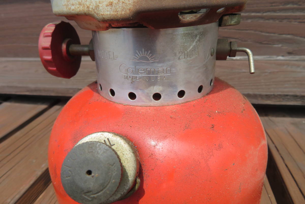 希少 Coleman MODEL 200A 1959年10月製 アウトドア キャンプ