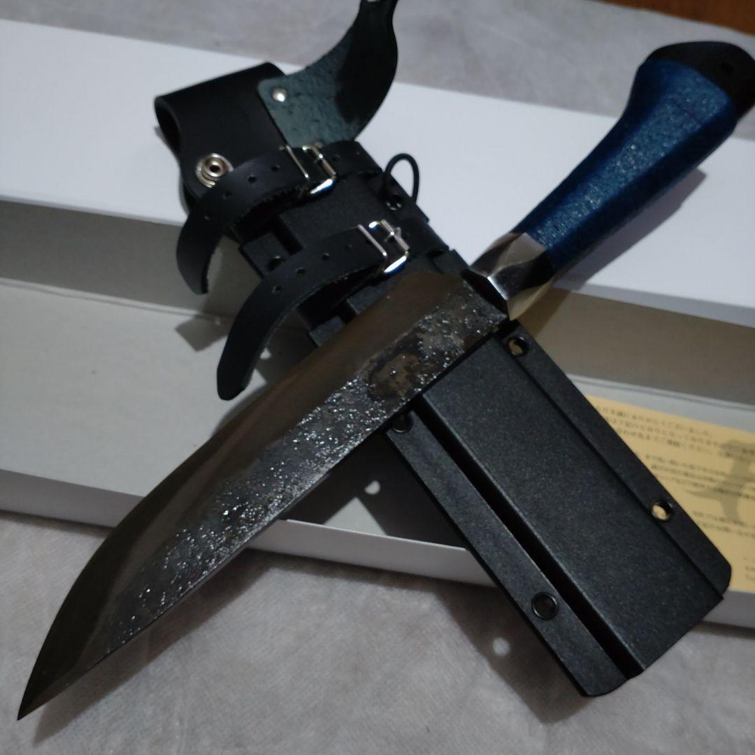 人気新品入荷 キャンプ仕様 レッドオルカ 試作 甲伏せ造り 黒錆加工 剣