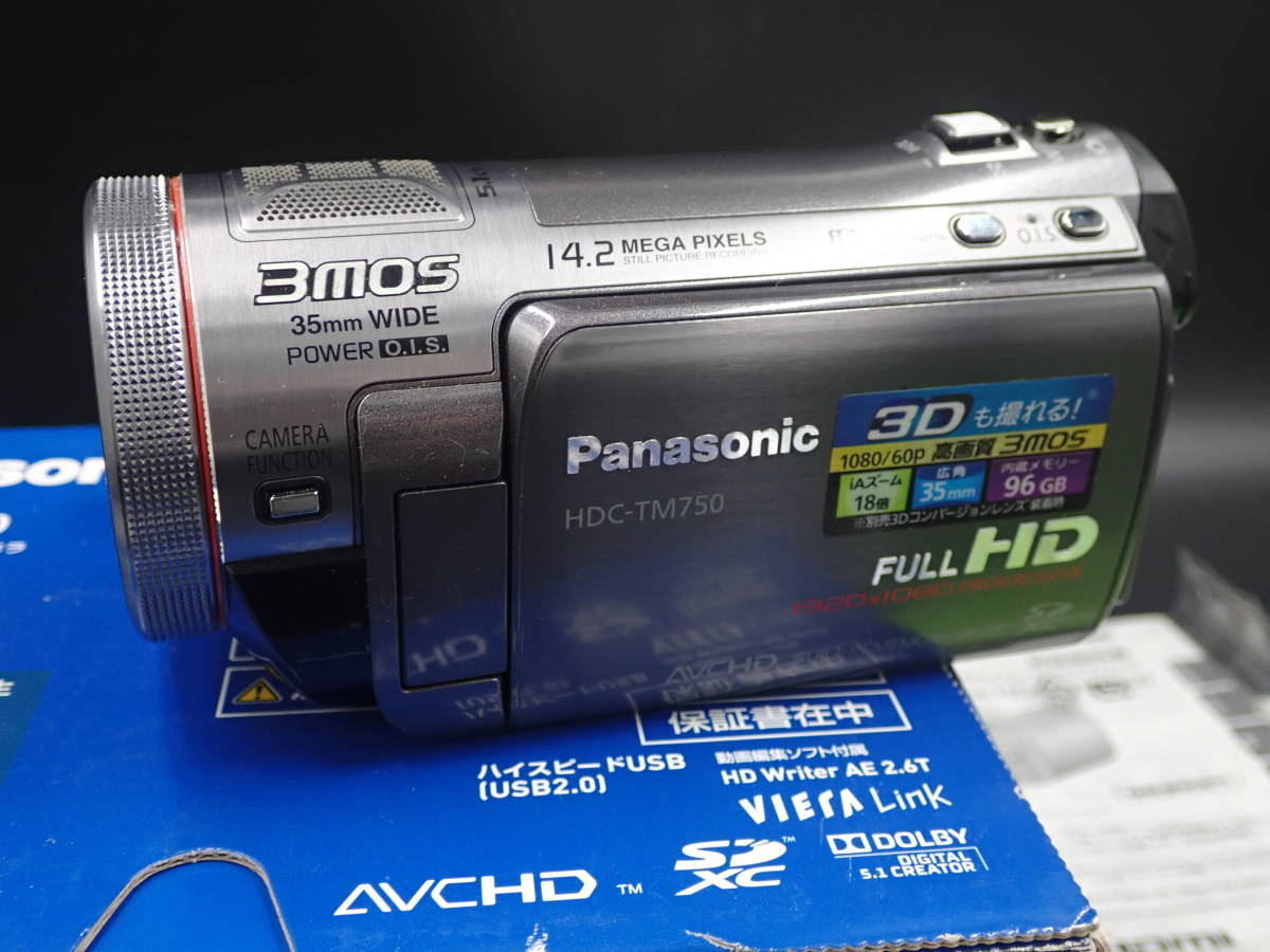 新同品 Panasonic パナソニック デジタル ビデオカメラ HDC-TM750