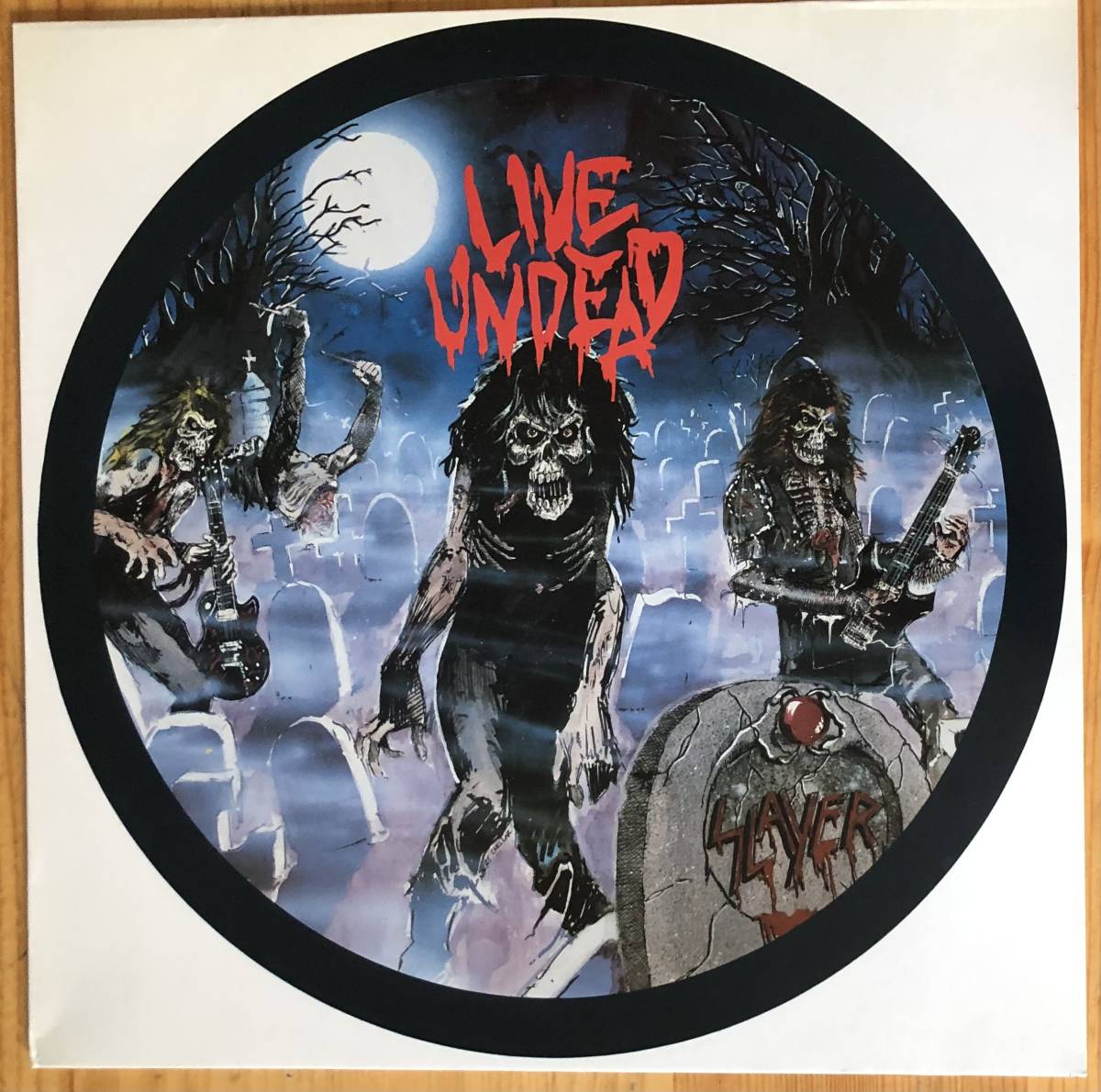 美盤 Slayer / Live Undead オリジナル盤 レコード 12inch 45RPM_画像1