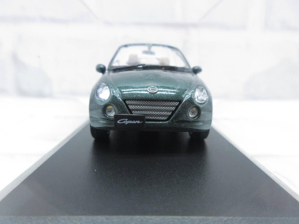 値引きする ミニカー 1/43 京商 ダイハツ コペン グリーン モデルカー