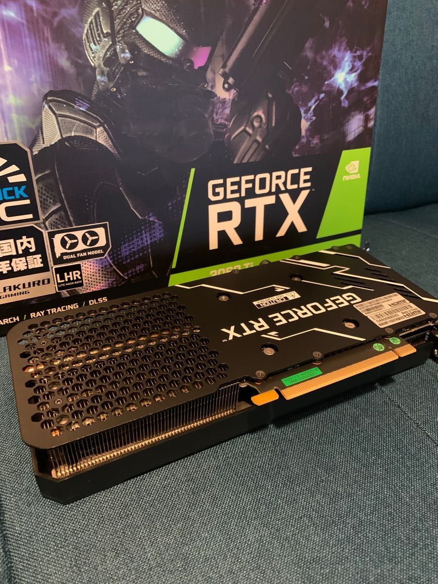 3年保証品 GeForce RTX 3060Ti Galakuro 玄人志向②