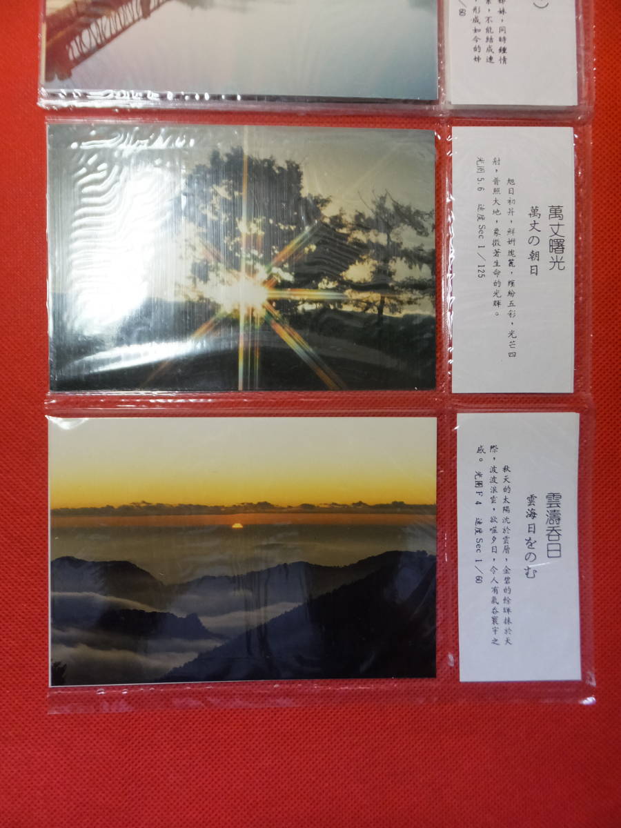 民国74年 (1985年) 当時もの 台湾 阿里山風景照片 阿里山風景写真 10枚組 中古の画像9