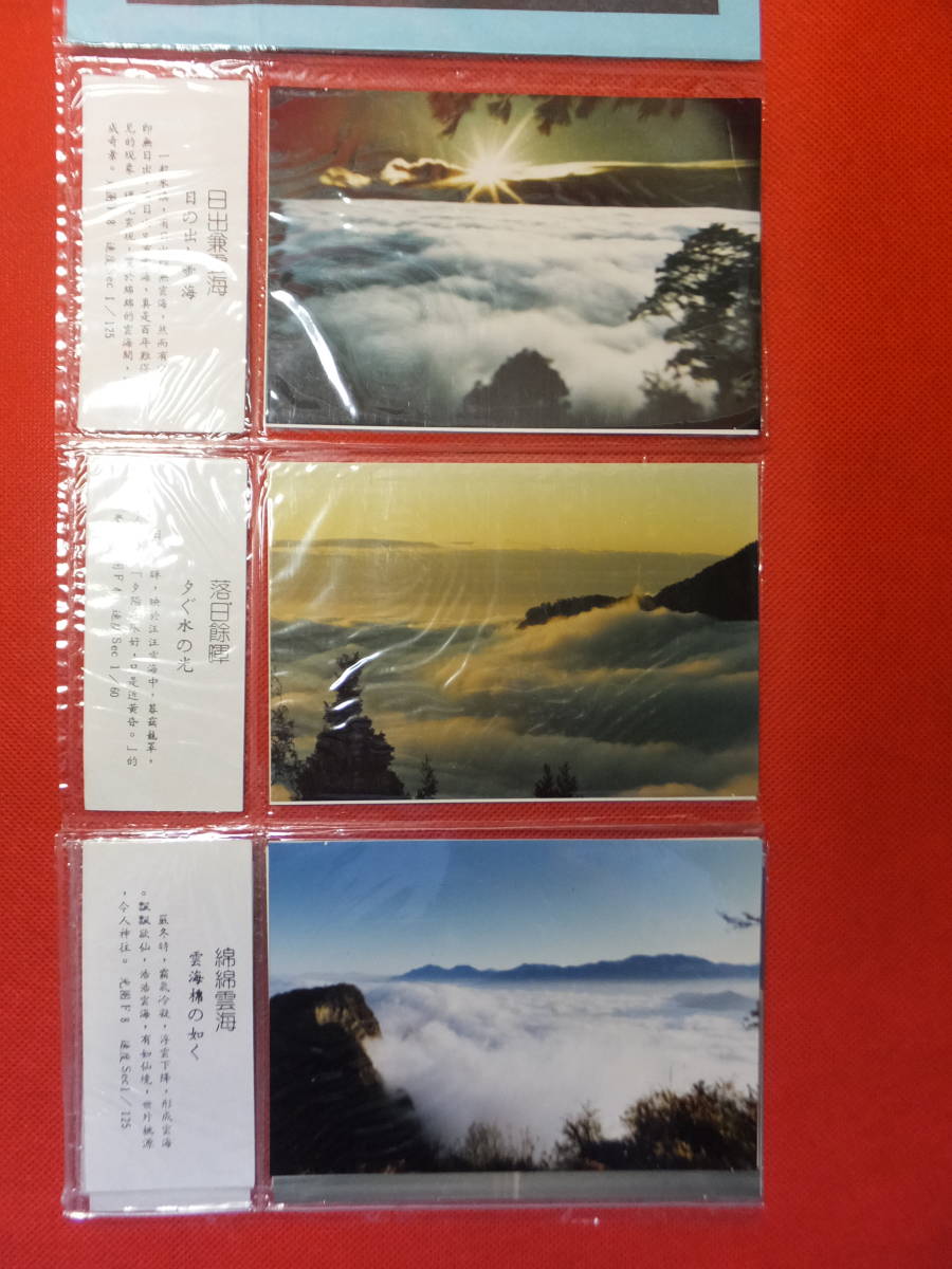民国74年 (1985年) 当時もの 台湾 阿里山風景照片 阿里山風景写真 10枚組 中古の画像5