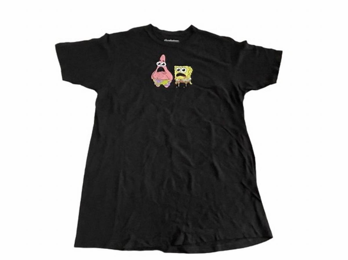 Nickelodeon SpongeBob All Star スポンジボブ 前後プリントＴシャツ ＵＳ限定モデル ＵＳサイズＭの画像2