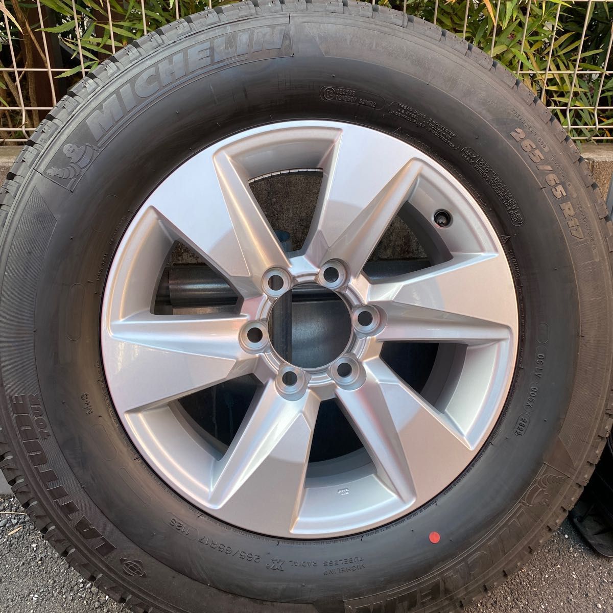 新車外し プラド 純正ホイール×4 サマータイヤ265/65 R17 ミシュラン