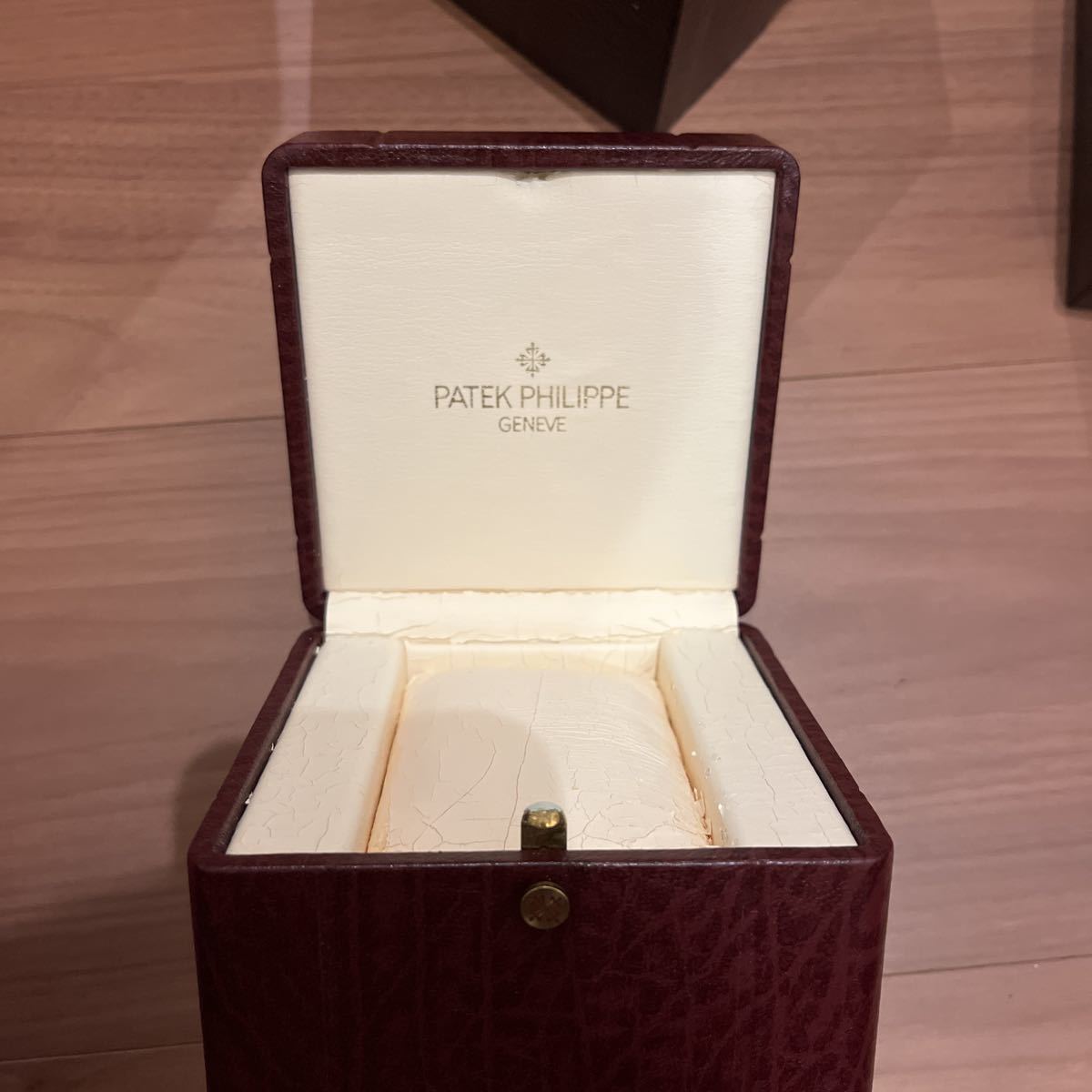 送料無料☆PATEK PHILIPPE パテックフィリップ 付属品 時計 空箱 内箱 外箱 箱 ボックス ケース セット アンティーク ヴィンテージ  金ロゴ