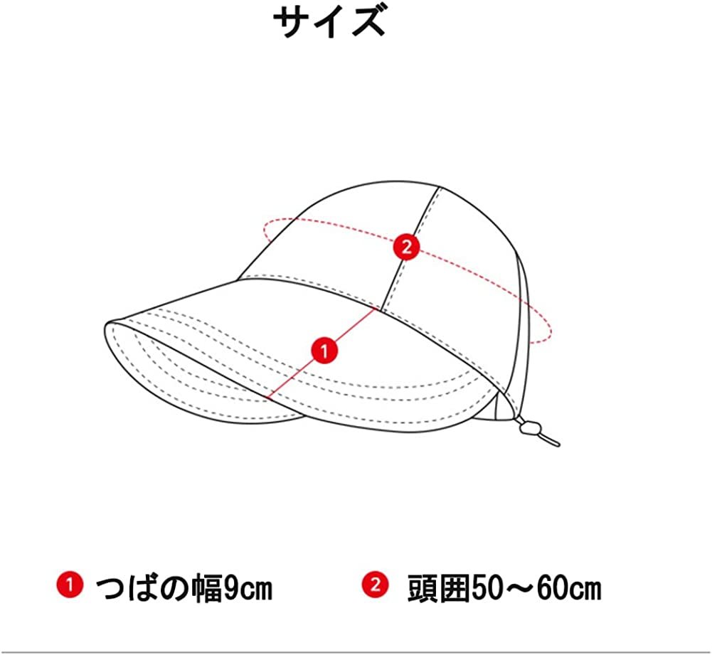 サンバイザー レディースつば広 帽子 UVハット サンバイザーキャップ 折りたたみ レディースハット UVケア帽子 キャップ紫外線対策 日除け_画像10