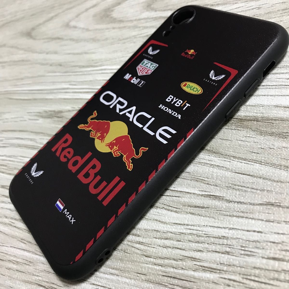 マックス・フェルスタッペン レーシング スーツ iPhone XR ケース F1 レッドブル