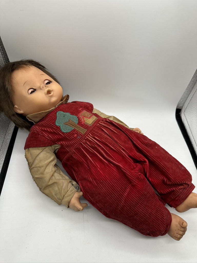 m0261 昭和レトロ OIKE オオイケ 人形 ドール 目が瞑る人形 赤い m0261 昭和レトロ OIKE オオイケ 人形 ドール 目が瞑る人形 赤い