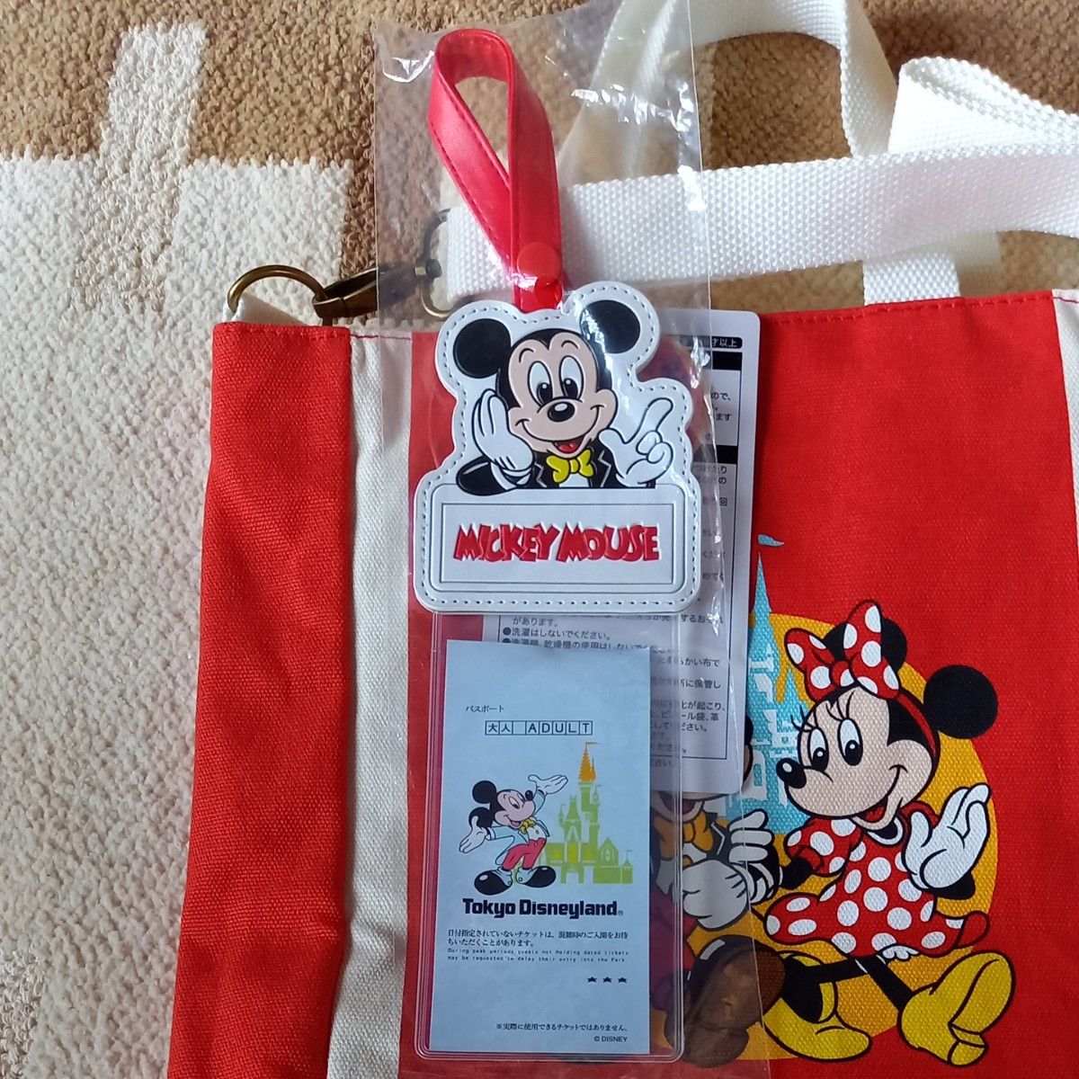 TDR ディズニー 40周年 ショルダーバッグ レトロ パーク内販売終了品 メモリーゴーラウンド