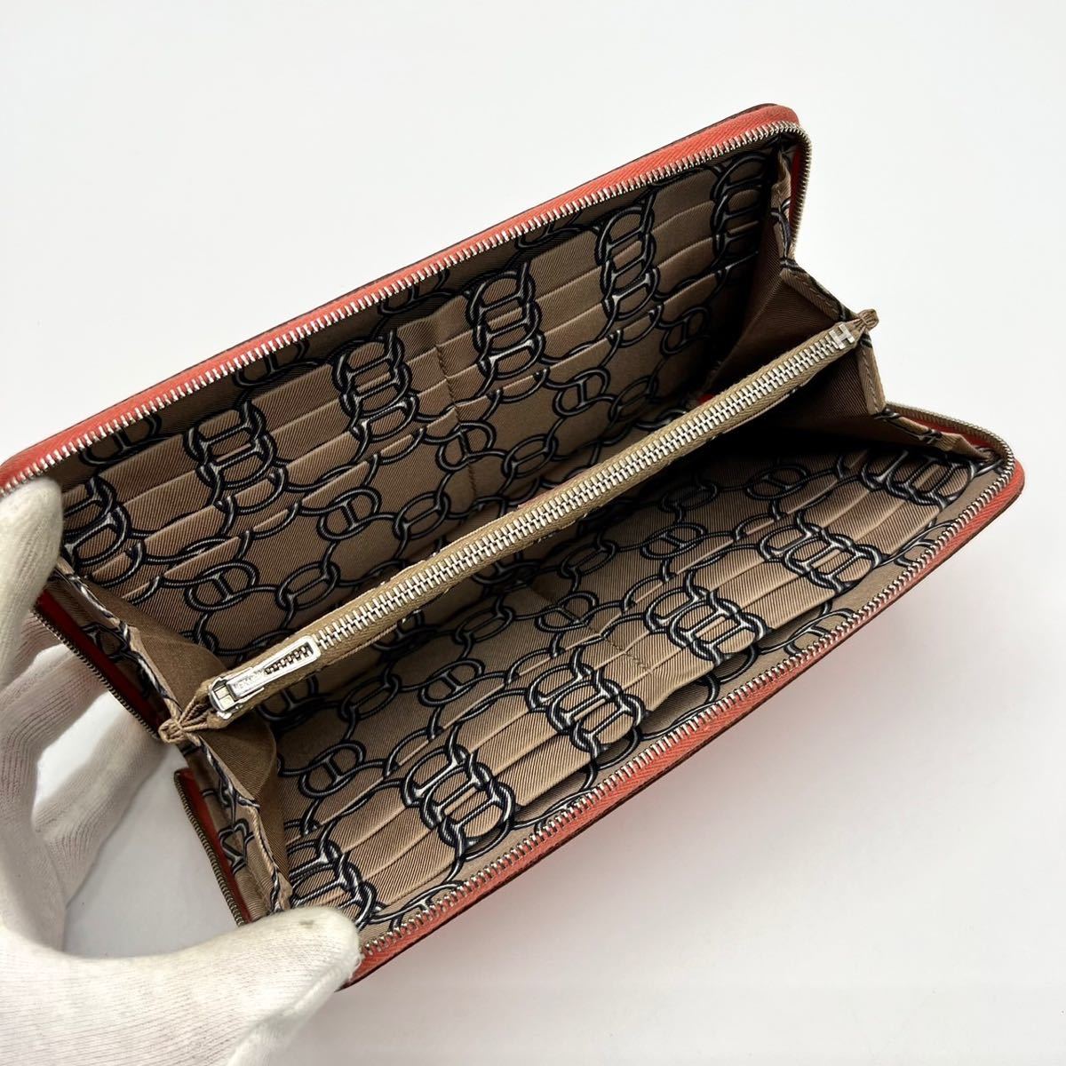 美品!エルメス アザップロング シルクイン ヴォーエプソン 長財布