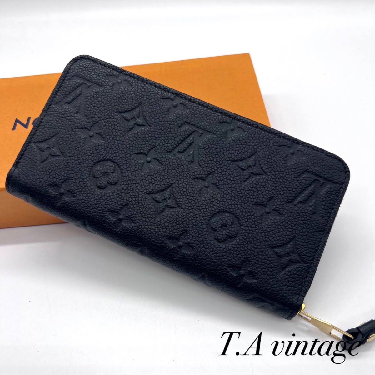 新型美品　ヴィトン　アンプラント　ジッピーウォレット　長財布ブラックicチップLOUIS VUITTON