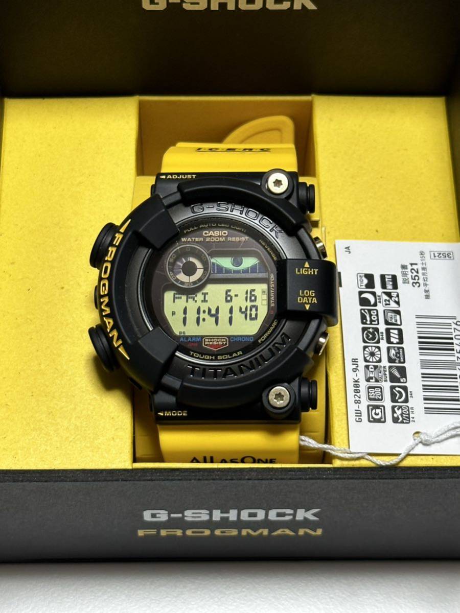 新品未使用　G-SHOCKフロッグマン　GW-8200K-9JR　イルカ・クジラ 2023年モデル(アイサーチ・ジャパン)　国内正規品　タグ付き_画像3