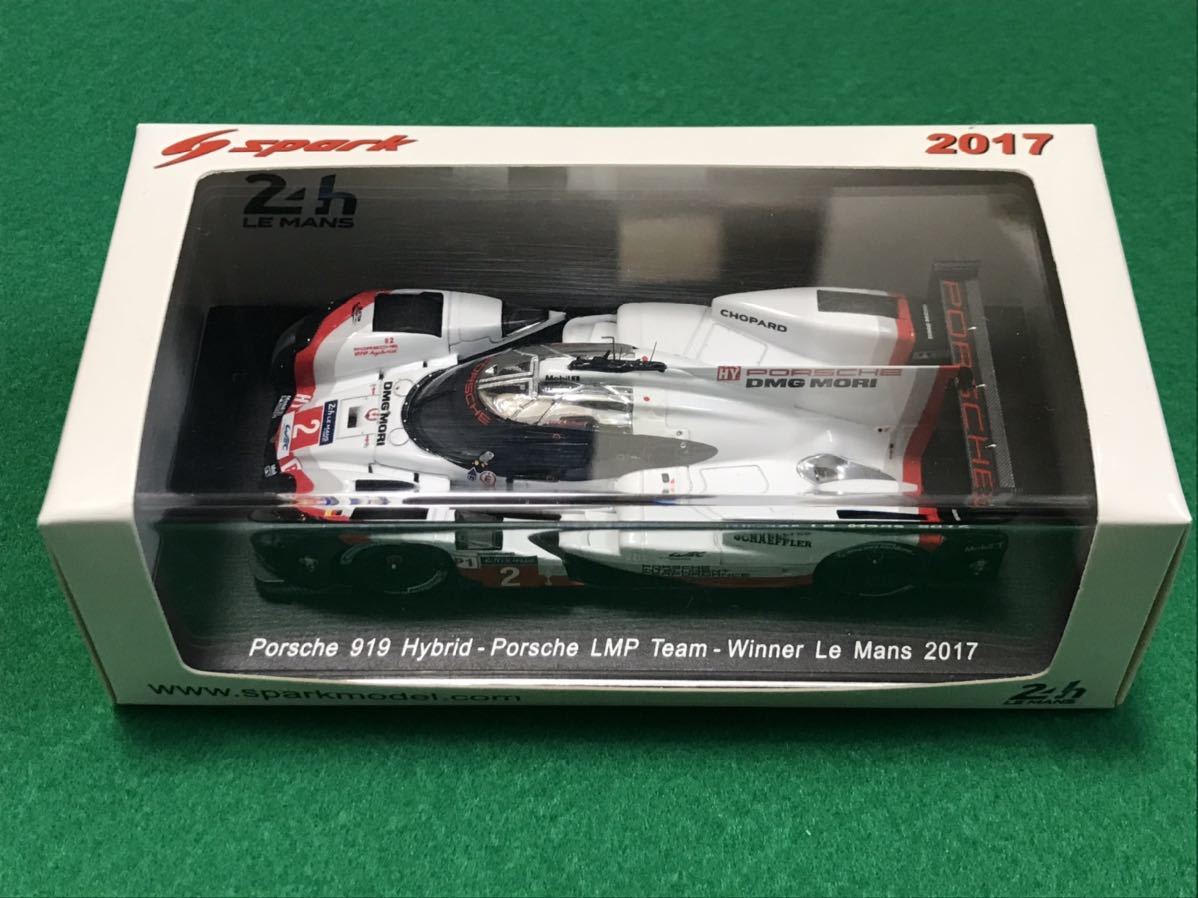 ■ スパーク 1/43 Spark ポルシェ 919 ハイブリット LMP 2017 ルマン24h優勝 #2の画像1