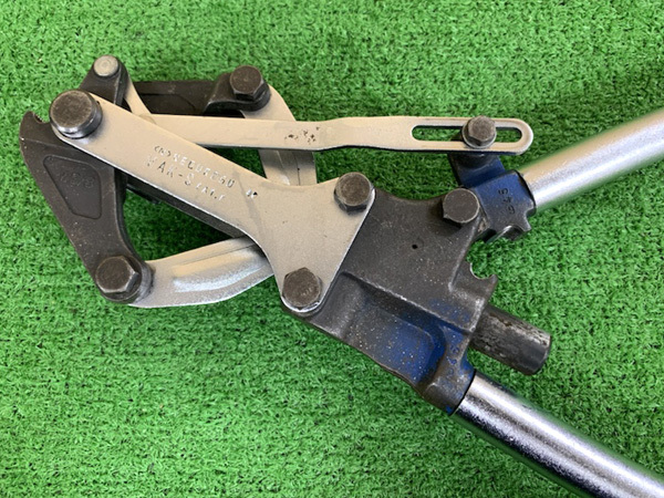[ secondhand goods ]ne gloss electrician ratchet type bolt cutter MAK-S(MAKS). steel material W3/8 e239