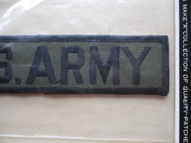 【送料無料】アメリカ陸軍 U.S. ARMY ネームテープ/Subdued刺繍USアーミー米陸軍USAパッチpatchワッペンtabタブtagタグ M93_画像3