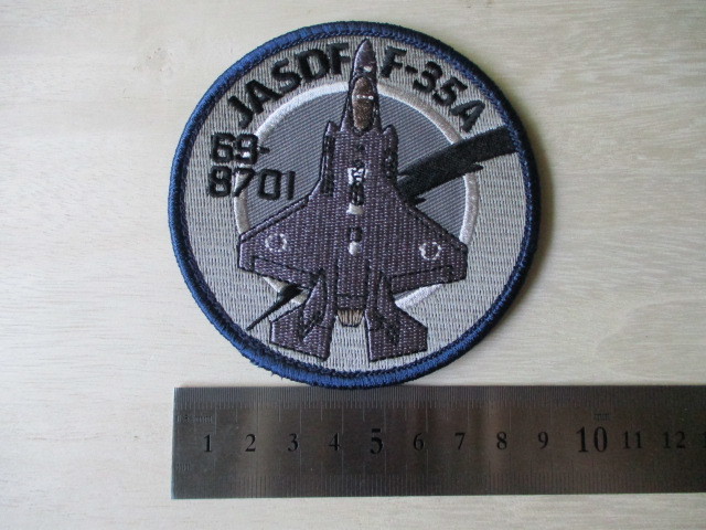 【送料無料】航空自衛隊F-35AライトニングIIパッチAX-01 69-8701誌上販売ワッペン/monoステルス戦闘攻撃機patch戦闘機空自JASDF M96_画像8