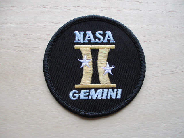 【送料無料】ジェミニ計画アメリカ合衆国航空宇宙局GEMINI米国製ワッペン/made in usaパッチpatch宇宙飛行士NASA宇宙スペースシャトル U3_画像1