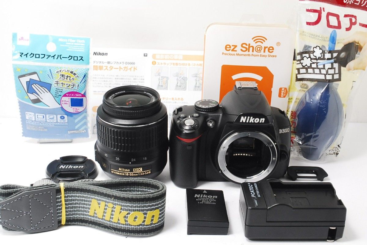 初心者でも使いこなせる一眼レフ Nikon D3000 スマホに送れる 販売大