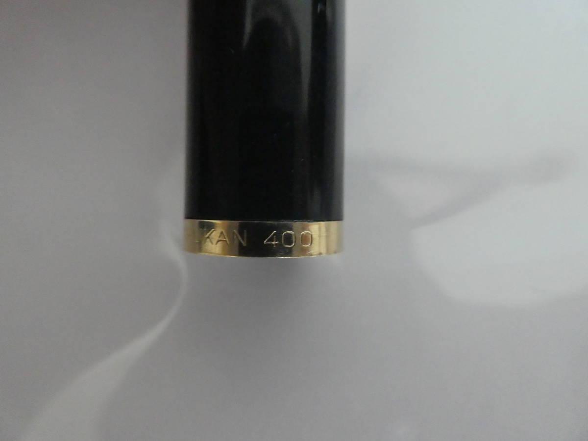 PELIKAN ペリカン400 万年筆 ペン先14C 585 刻印 グリーンストライプ