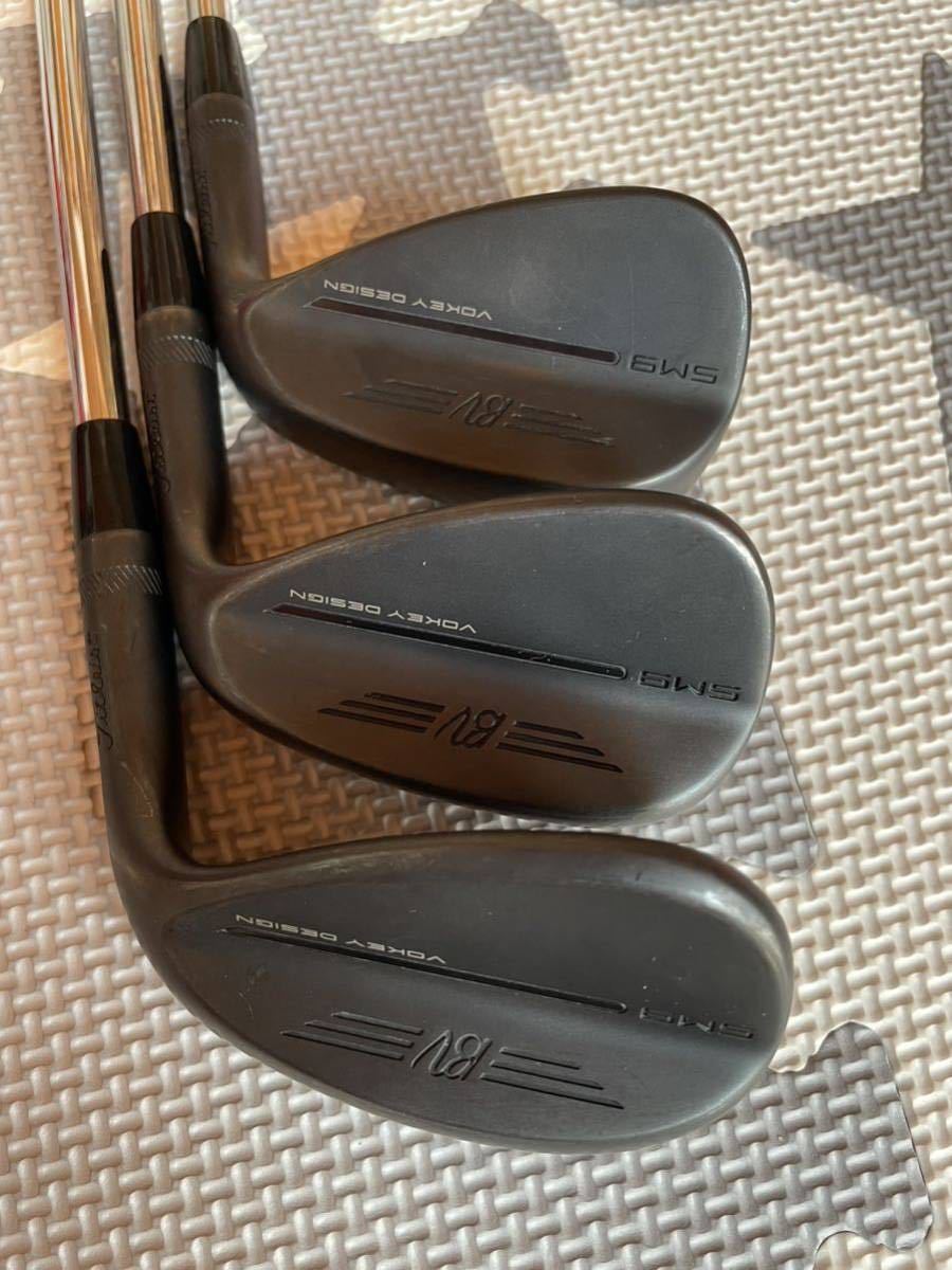 タイトリスト ボーケイウェッジ SM9 ジェットブラック 48-10F,52-12F