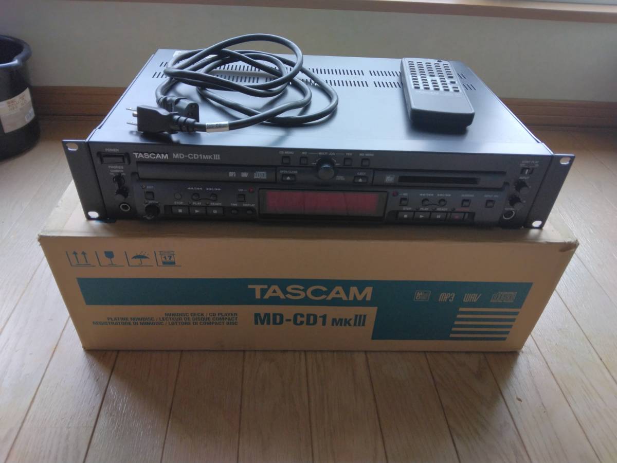 TASCAM MD CD1 MK3 MD-CD1MKⅢ 極美品 業務用CD MD | thehcac.org